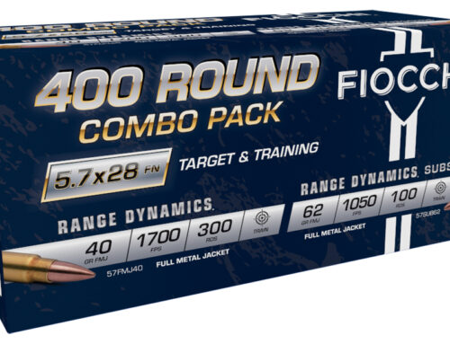 Fiocchi 5.7x28mm Combo Packs: 300 Training & 100 Purpose Rounds
