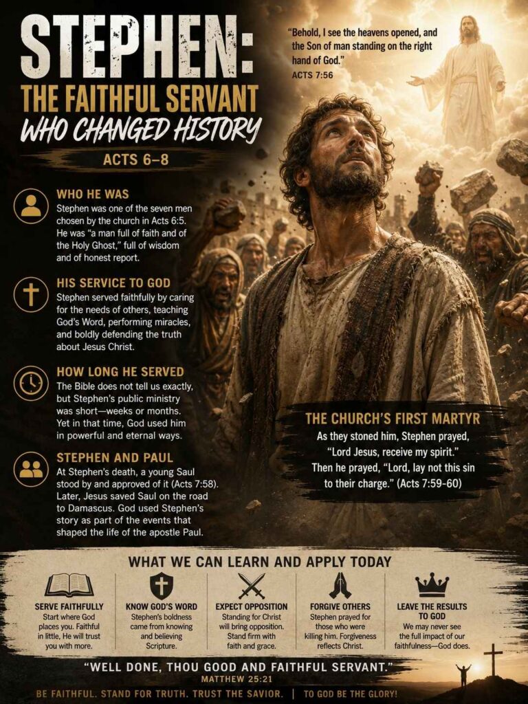 Stephen: The Faithful Servant Who Changed History